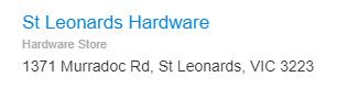 St Leonards Hardware